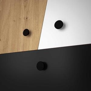 Nero | psací stůl 10 | mat | artisan/bílá/černý úchyt