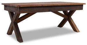 Konferenční stolek, masivní recyklované dřevo, 110x60x45 cm