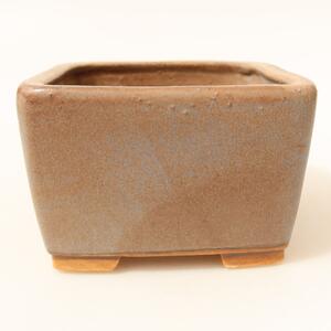 E-bonsai Keramická bonsai miska 10,5 x 10,5 x 7 cm modrá