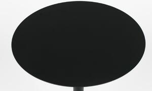 Černý kovový odkládací stolek ZUIVER SNOW ROUND 35 cm