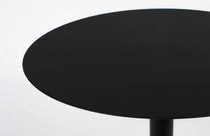 Černý kovový odkládací stolek ZUIVER SNOW ROUND 35 cm