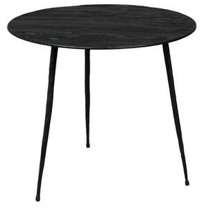 Černý borovicový odkládací stolek DUTCHBONE Pepper 40 cm