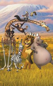 Dětská tapeta Madagaskar, Walltastic, 152x243 cm