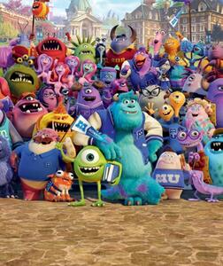 Dětská tapeta Monsters University, Walltastic, 202x243 cm