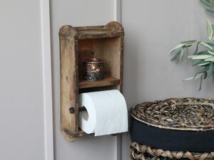 Chic Antique Dřevěný držák na toaletní papír malý