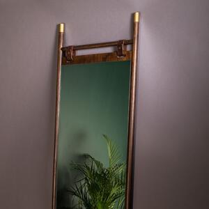 Hnědé stojací zrcadlo DUTCHBONE Riva