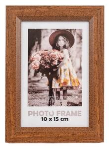 FANDY Dřevěný fotorámeček Bevel 10x15 3 tmavě hnědý