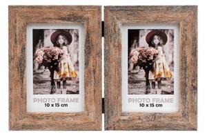 FANDY Fotorámeček Narvik 10x15/2 3 hnědý