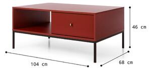 Mono - konferenční stolek ML104 - bordo