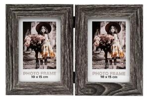 FANDY Fotorámeček Narvik 10x15/2 2 šedohnědý