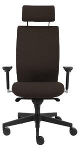 Kancelářská židle CONNOR tmavě hnědá