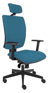 Kancelářská židle LAUREN modrošedá