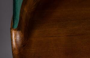 Hnědý dřevěný pracovní stůl DUTCHBONE Finn 110 x 56,5 cm