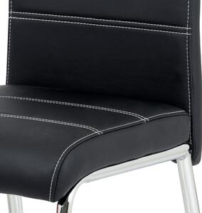 Jídelní židle NOEMI černá/kov