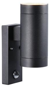 Nordlux Tin Maxi Sensor (černá) Venkovní nástěnná světla s čidlem kov, sklo IP54 21519103
