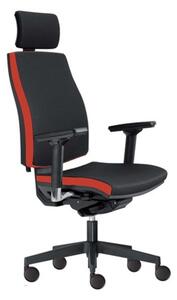 Kancelářská židle JOHN černá/červená