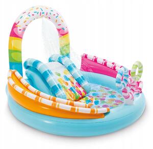 Nafukovací bazén vodní centrum Candy Fun s klouzačkou Intex 57144