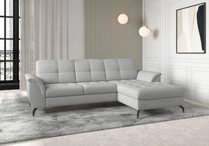 ROHOVÁ SEDAČKA, textil, světle šedá Sit & More - Sedací soupravy, Online Only