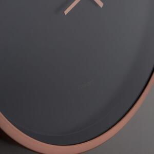 Nástěnné černo bronzové minimalistické hodiny ZUIVER BANDIT