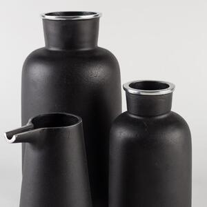 Černá váza ZUIVER FARMA 29 cm