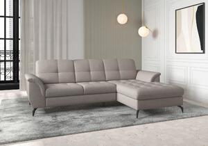 ROHOVÁ SEDAČKA, textil, šedohnědá Sit & More - Sedací soupravy, Online Only