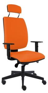 Kancelářská židle CHARLES oranžová