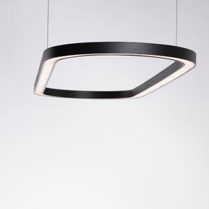 Černé kovové závěsné LED světlo Nova Luce Cuppe 120 cm