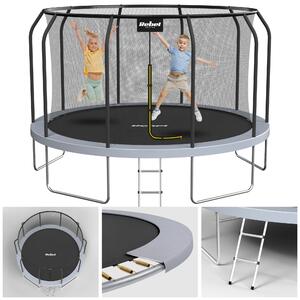 Trampolína se sítí Rebel 3,8 cm FT 12 (365-374 cm) žebříček