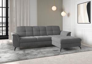 ROHOVÁ SEDAČKA, textil, šedá Sit & More - Sedací soupravy, Online Only