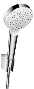 Hansgrohe Crometta - Set sprchové hlavice, držáku a hadice, EcoSmart, bílá/chrom 26568400