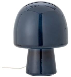 Modrá skleněná stolní lampa Bloomingville Paddy