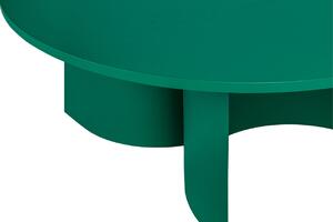 Noo.ma Zelený konferenční stolek Gavo 95 cm
