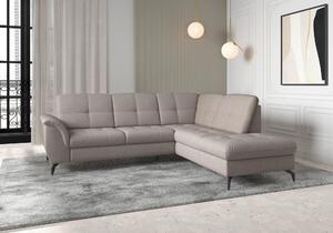 ROHOVÁ SEDAČKA, textil, šedohnědá Sit & More - Sedací soupravy, Online Only