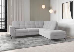 ROHOVÁ SEDAČKA, textil, barvy stříbra Sit & More - Sedací soupravy, Online Only