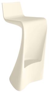VONDOM Matně světle béžová plastová barová židle WING 72 cm