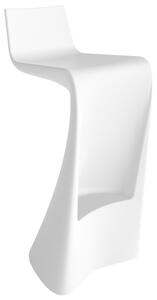 -25 % Dny MOMENTI– VONDOM Matně bílá plastová barová židle WING 72 cm