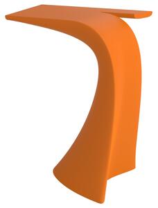 VONDOM Matně oranžový plastový barový stůl WING 76 x 50 cm