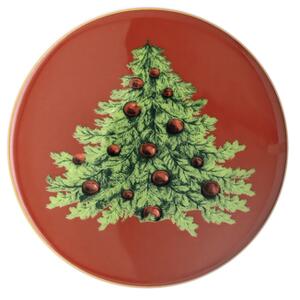 Vánoční set hrnek se sítkem na čaj Veselé Vánoce, 360ml červený Rosenthal (Happy Christmas/ červený)