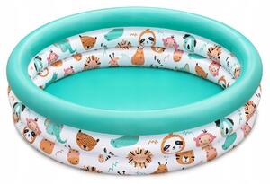 Bestway Nafukovací bazének Safari zvířátka 102 cm x 25 cm