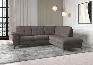 ROHOVÁ SEDAČKA, textil, barvy grafitu Sit & More - Sedací soupravy, Online Only