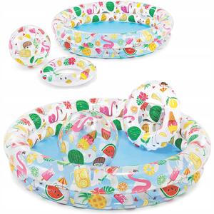 Dětský BAZÉN BROUZDALIŠTĚ KULATÝ NAFUKOVACÍ Míč Kruh Intex 122 x 25 cm