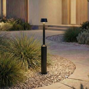 Lucande LED osvětlení cesty Tareko, 90 cm, antracitová, IP65, Černá, Hliník, Moderní