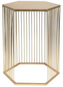 Zlatý kovový odkládací stolek ZUIVER QUEENBEE 40,5 x 35,5 cm