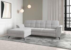ROHOVÁ SEDAČKA, textil, barvy stříbra Sit & More - Sedací soupravy, Online Only