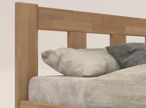 Manželská postel Tema 180x200 cm, přírodní buk