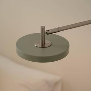 UMAGE Nástěnné světlo LED Asteria Long, olivově zelená, ocel, pevné zapojení, stmívatelný, Zelená, Ložnice, kov, Design