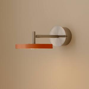 UMAGE Nástěnné světlo LED Asteria Short, oranžová, ocel, pevné zapojení, stmívatelný, Žlutá / oranžová, Ložnice, kov, Design