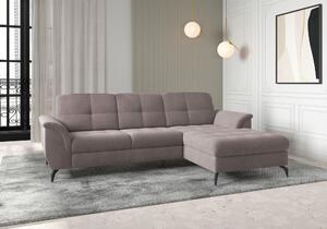ROHOVÁ SEDAČKA, textil, šedohnědá Sit & More - Sedací soupravy, Online Only
