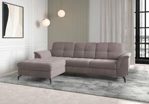 ROHOVÁ SEDAČKA, textil, šedohnědá Sit & More - Sedací soupravy, Online Only