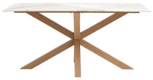 Unique Furniture Bílý keramický jídelní stůl Ravello 160 x 90 cm